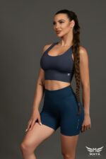Къс клин “Deep Blue Core” Maya Wear - Дизайнерски спортни дрехи